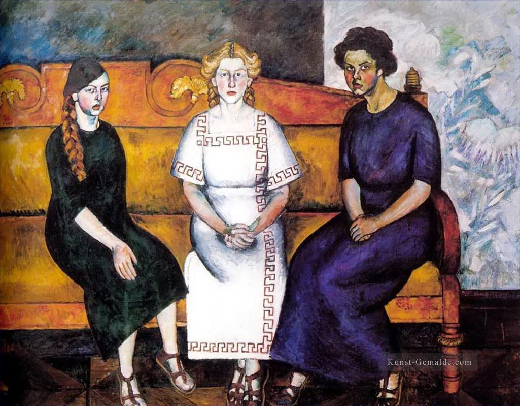 Drei Schwestern Ilja Maschkow Ölgemälde